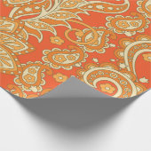 Papier Cadeau Paisley Floral ethnique sans couture Motif. Arabe (Coin)