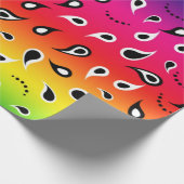 Papier Cadeau Paisley Rainbow (Coin)