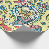 Papier Cadeau Paisley seamless pattern based on the traditional  (Coin)