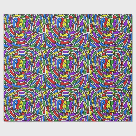 Papier Cadeau Paix (Plat)