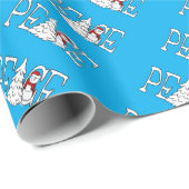 Papier Cadeau Paix (Coin rond)