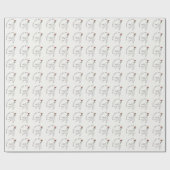 Papier Cadeau PAIX AIMER JOIE Noël Snowbird (Plat)