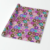 Papier Cadeau Paix Amour et Donuts (Déroulé)