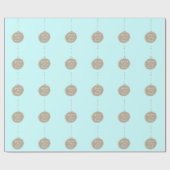 Papier Cadeau Paix, amour et joie (Plat)