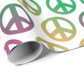Papier Cadeau Paix mondiale (Coin rond)