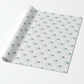Papier Cadeau Paix mondiale stylée chic moderne simple (Déroulé)