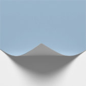 Papier Cadeau Pale bleu ciel couleur solide impression (Coin)