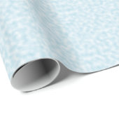 Papier Cadeau Pale Blue and White Abstract (Coin rond)