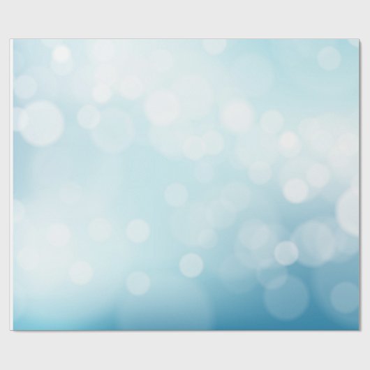 Papier Cadeau Pale Blue Christmas (Plat)