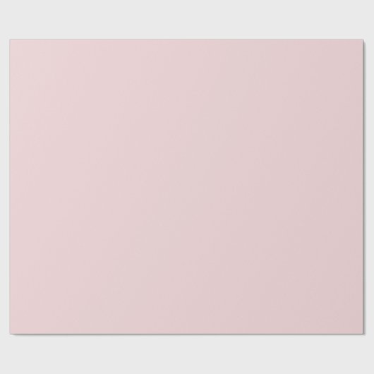 Papier Cadeau Pale Blush Pink Solid (Plat)