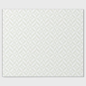 Papier Cadeau Pale Gray Geometric Deco Cube Pattern (Plat)