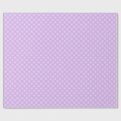 Papier Cadeau Pale Lavender Polka Dot (Plat)