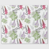 Papier Cadeau Pale violet et rose pastel (Plat)