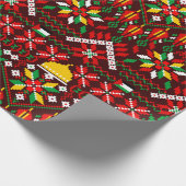 Papier Cadeau Palestine Tatreez Broderie traditionnelle (Coin)