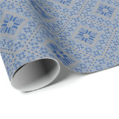 Papier Cadeau Palestinian Stitch Print Wrapping Paper (Coin rond)