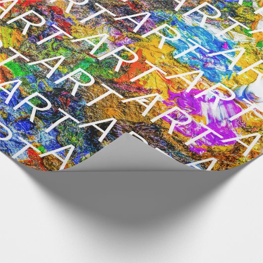 Papier Cadeau Palette de couleurs (Coin)