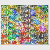 Papier Cadeau Palette de couleurs (Plat)