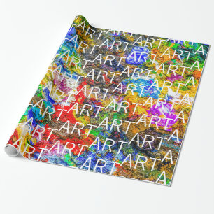 Papier Cadeau Palette de couleurs