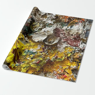 Papier Cadeau Palette de l'artiste #1