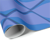 Papier Cadeau palette indigo (Coin rond)