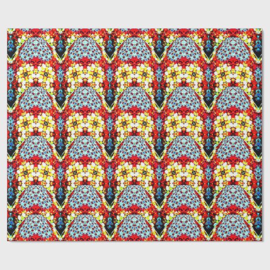 Papier Cadeau palettes multicolores (Plat)
