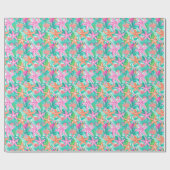 Papier Cadeau Palm Beach Tropical Ocean Starfish (Plat)