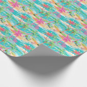 Papier Cadeau Palm Beach Tropical Palm Tree (Coin)