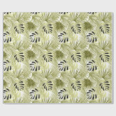 Papier Cadeau Palm feuille, tropical, Botanique, feuille, jungle (Plat)