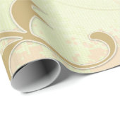 Papier Cadeau Palm Springs Florals (Coin rond)