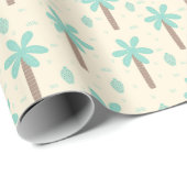 Papier Cadeau Palm Tree Grove (Coin rond)