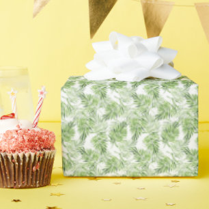Papier Cadeau Palm vert Feuilles