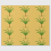 Papier Cadeau Palmier tropical (Plat)