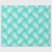 Papier Cadeau Palmier Tropical Motif Toute Occasion (Plat)