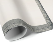 PAPIER CADEAU PALMIER TROPICAL SUR LA PLAGE (Coin rond)