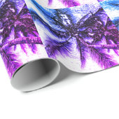 Papier Cadeau Palmiers (Coin rond)