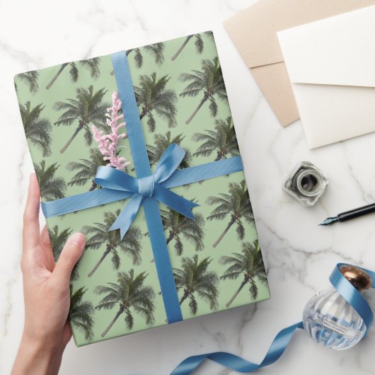 Papier Cadeau Palmiers 🌴 (Cadeaux)