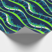 Papier Cadeau Palmiers sur vagues (Coin)