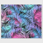Papier Cadeau Palmiers tropicaux (Plat)