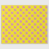 Papier Cadeau Pamplemousse jaune (Plat)