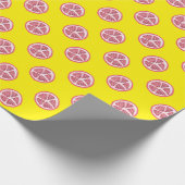Papier Cadeau Pamplemousse jaune (Coin)