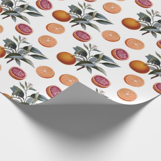Papier Cadeau Pamplemousse/Orange (Coin)