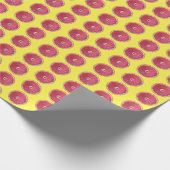 Papier Cadeau Pamplemousse rouge juteux (Coin)