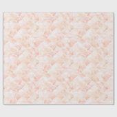 Papier Cadeau Pamplemousse Rougeur Rose Pêche Blanc Écailles Ann (Plat)