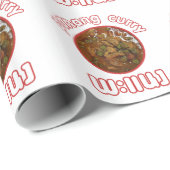 Papier Cadeau Panang Thai Curry ... Thaïlande Street Food (Coin rond)