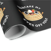 Papier Cadeau Pancake Mes Yeux De Vous Drôle Alimentation Pun Da (Coin rond)