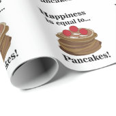 Papier Cadeau Pancakes Breakfast Party (Coin rond)