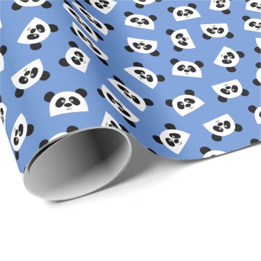 Papier Cadeau Panda (Coin rond)