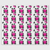 Papier Cadeau Panda (Plat)