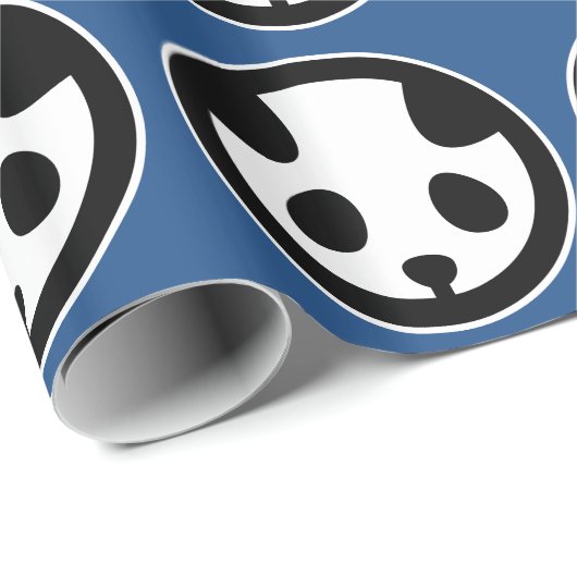 Papier Cadeau Panda (Coin rond)