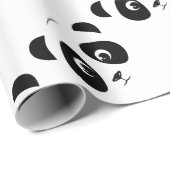 PAPIER CADEAU PANDA (Coin rond)